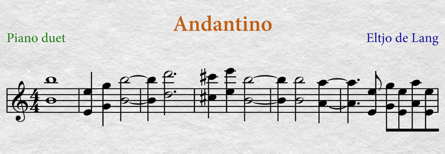 Andantino example