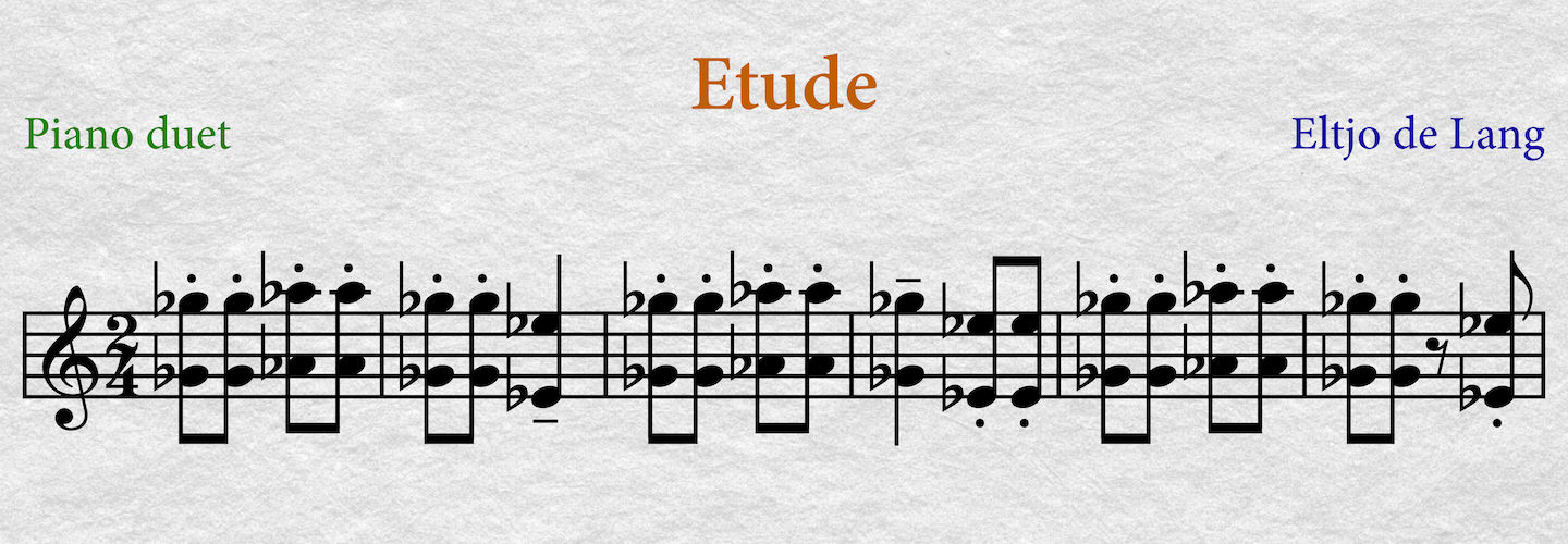 Etude example