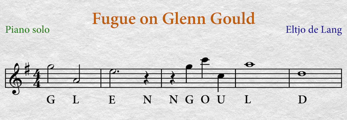 Fugue on Glenn Gould example