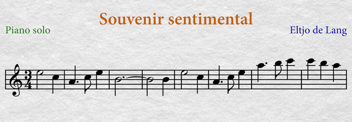 Souvenir sentimental example